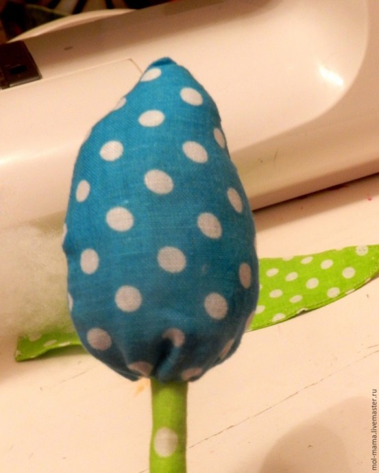 Тюльпанчики из ткани