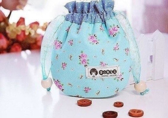 Милая идея: сумочка на завязках