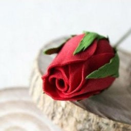 ​Розочка из фетра: мастер-класс