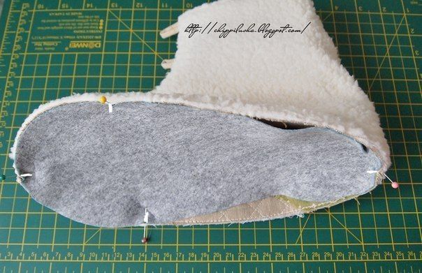 Шьем теплые домашние уютные тапочки