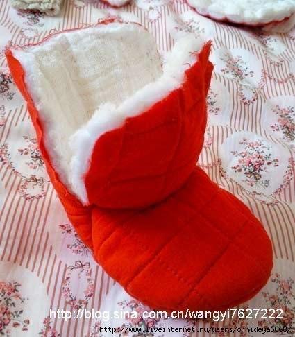 Шьём теплые сапожки для малышей