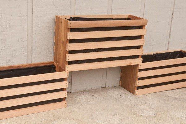 Современный, компактный вертикальный овощной сад