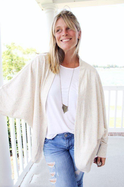 Свободный кардиган