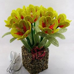 ​Тюльпаны из бисера