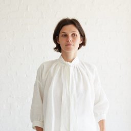 Воротник-стойка с накладным бантом