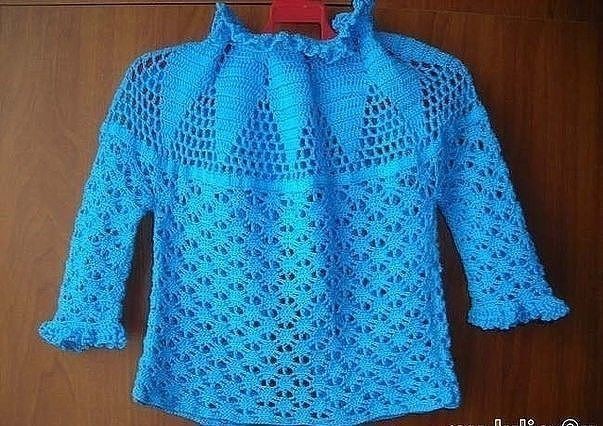 ​Восхитительный жакетик крючком