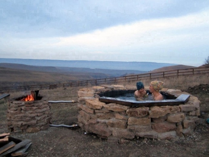 Джакузи под открытым небом