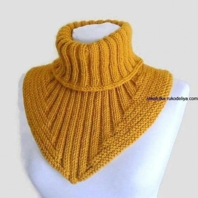 Очень простая универсальная манишка для всех