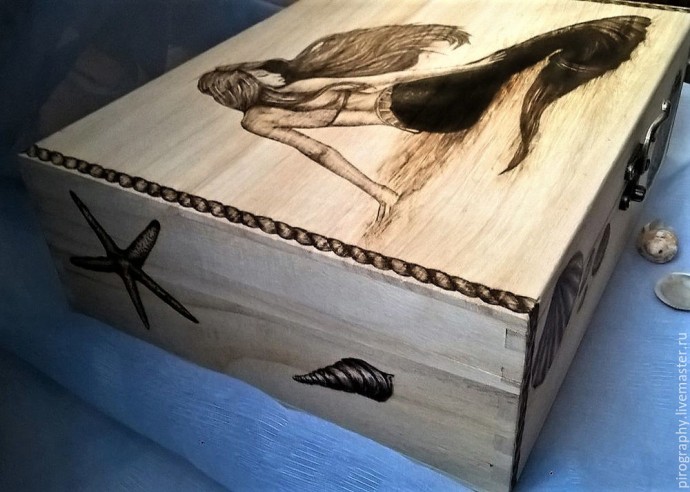 Внутреннее оформление шкатулки в морском стиле: мастер-класс Внутреннее оформление шкатулки в морском стиле: мастер-класс