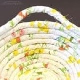 Простые текстильные корзинки