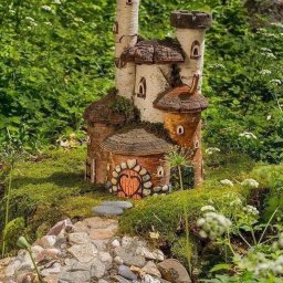 Как сделать пеньки на участке произведением искусства