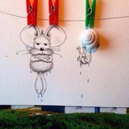 Забавные рисунки с использованием предметов