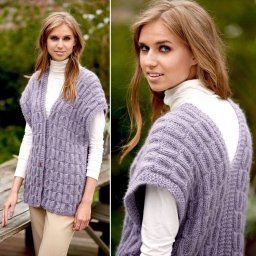 Жилет с V-образной горловиной