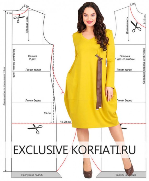 Моделирование ассимметричного платья Моделирование ассимметричного платья