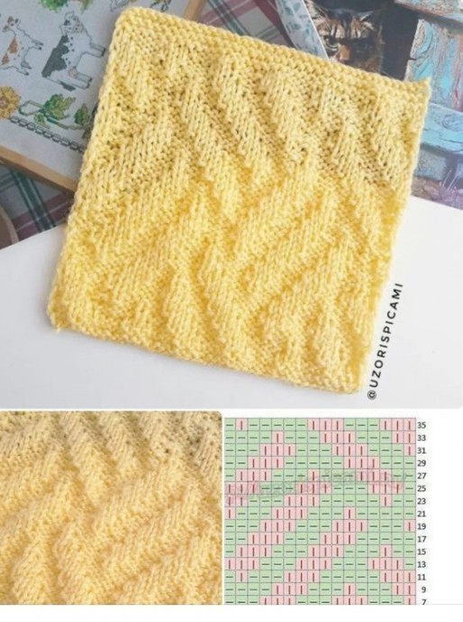 ​Новые узоры на спицах