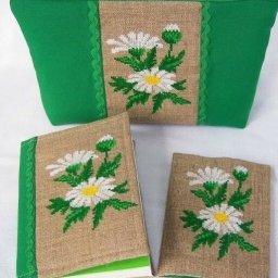 ​Ромашки для украшения косметичек и ежедневников