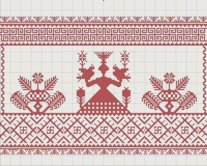 Узоры славянской вышивки