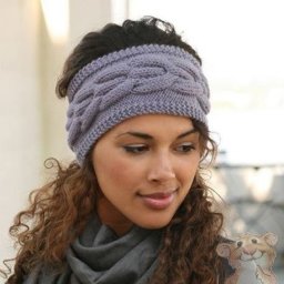 ​Вязаная повязка на голову