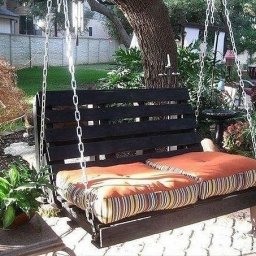 Качели из поддонов: идеи для вдохновенного творчества