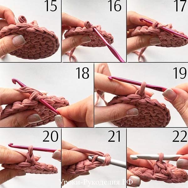 Корзинка с крышкой из трикотажной пряжи