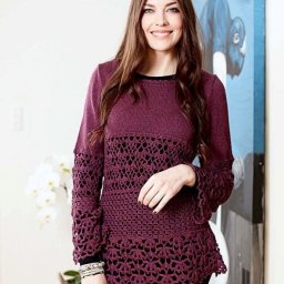 ​Туника с ажурными вставками