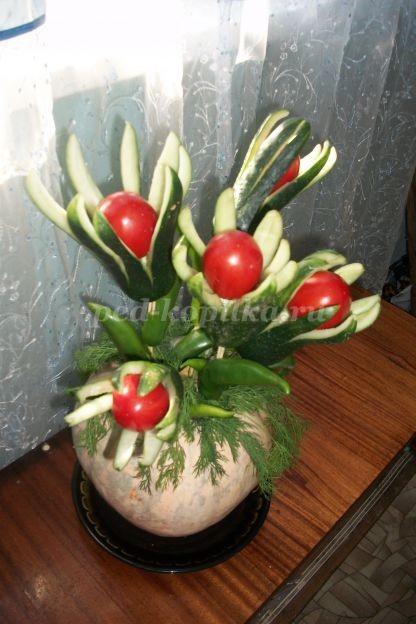 Букет из овощей Букет из овощей