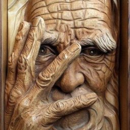 Невероятные скульптуры из дерева