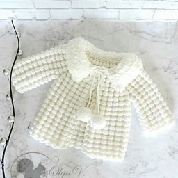 Красивейший узор "Чешуйки" спицами