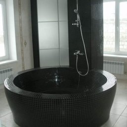 Оригинальная ванна из кирпича своими руками