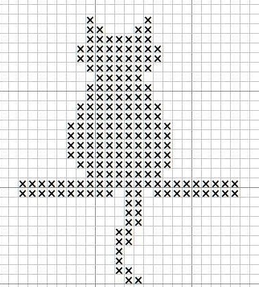 Кулон из бисера "Силуэт кошки на фоне луны" Кулон из бисера "Силуэт кошки на фоне луны"