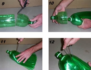 Метла для сада из пластиковых бутылок