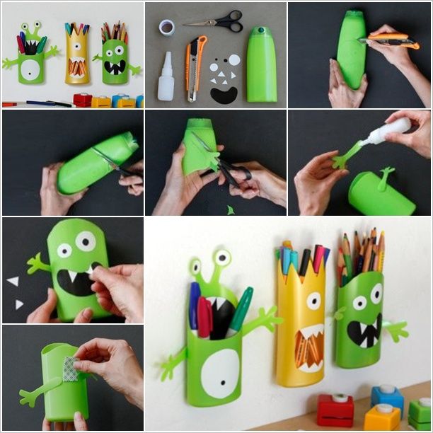 Поделки из пустых пластиковых емкостей Поделки из пустых пластиковых емкостей