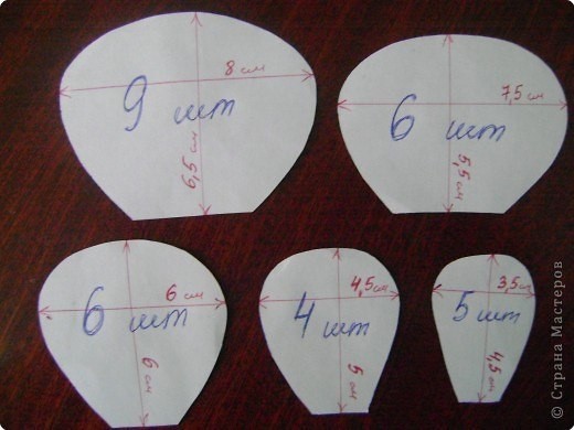 Полупрозрачная роза из капрона