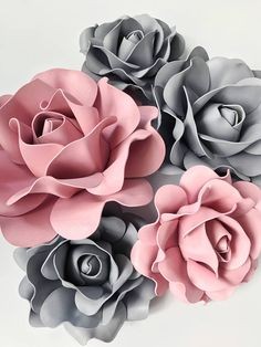 Роскошные бумажные розы
