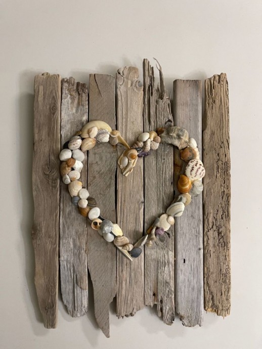 Декор из ракушек