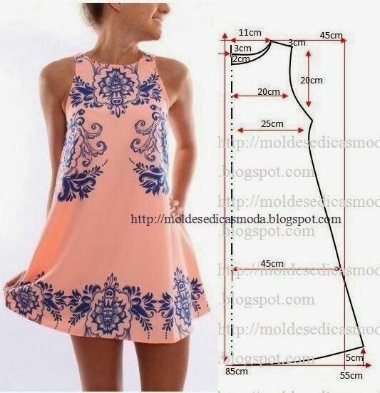 ​Красивые летние платья с простым моделированием