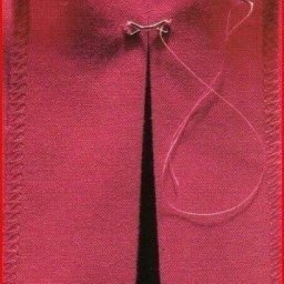 Как закрепить разрез юбки