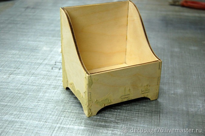 Сборка заготовок для декупажа