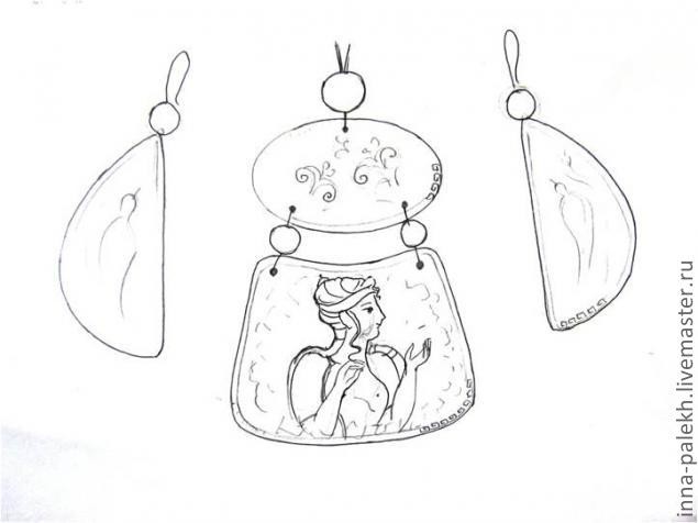 Роспись кулончика