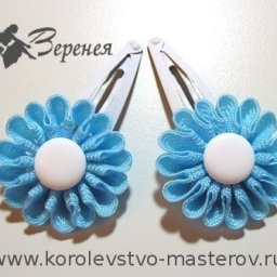 Цветок из тесьмы "вьюнчик": мастер-класс