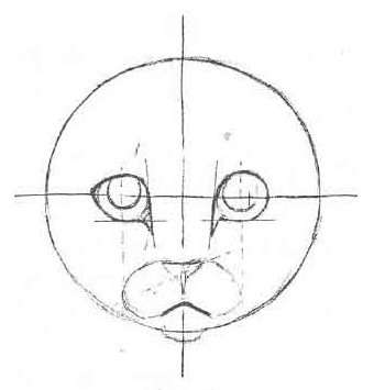 Рисуем кошку простым карандашом