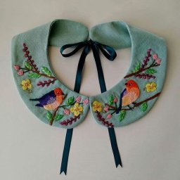 Шьем накладные воротнички и украшаем их вышивкой