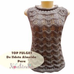 Узор для вязания безрукавки