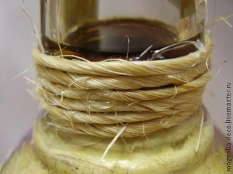 Декорирование бутылки "В поисках забытых сокровищ"