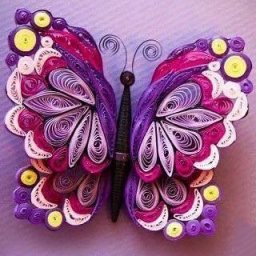 Бабочки в технике квиллинга