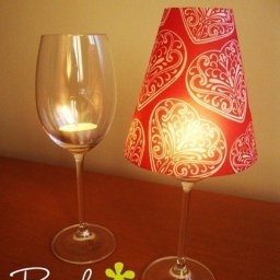 Бокал-светильник