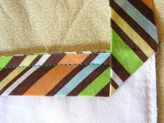 Обработка угла косой бейкой