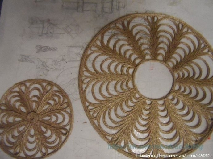 Светильник в технике филигрань