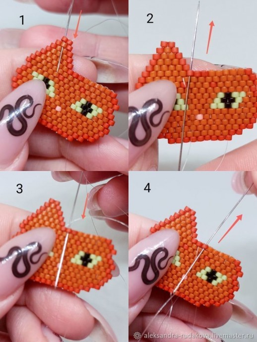 Основы кирпичного плетения из бисера