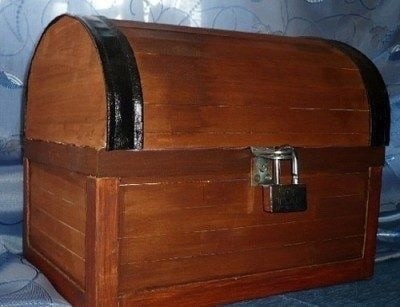 Интерьерный декоративный сундук